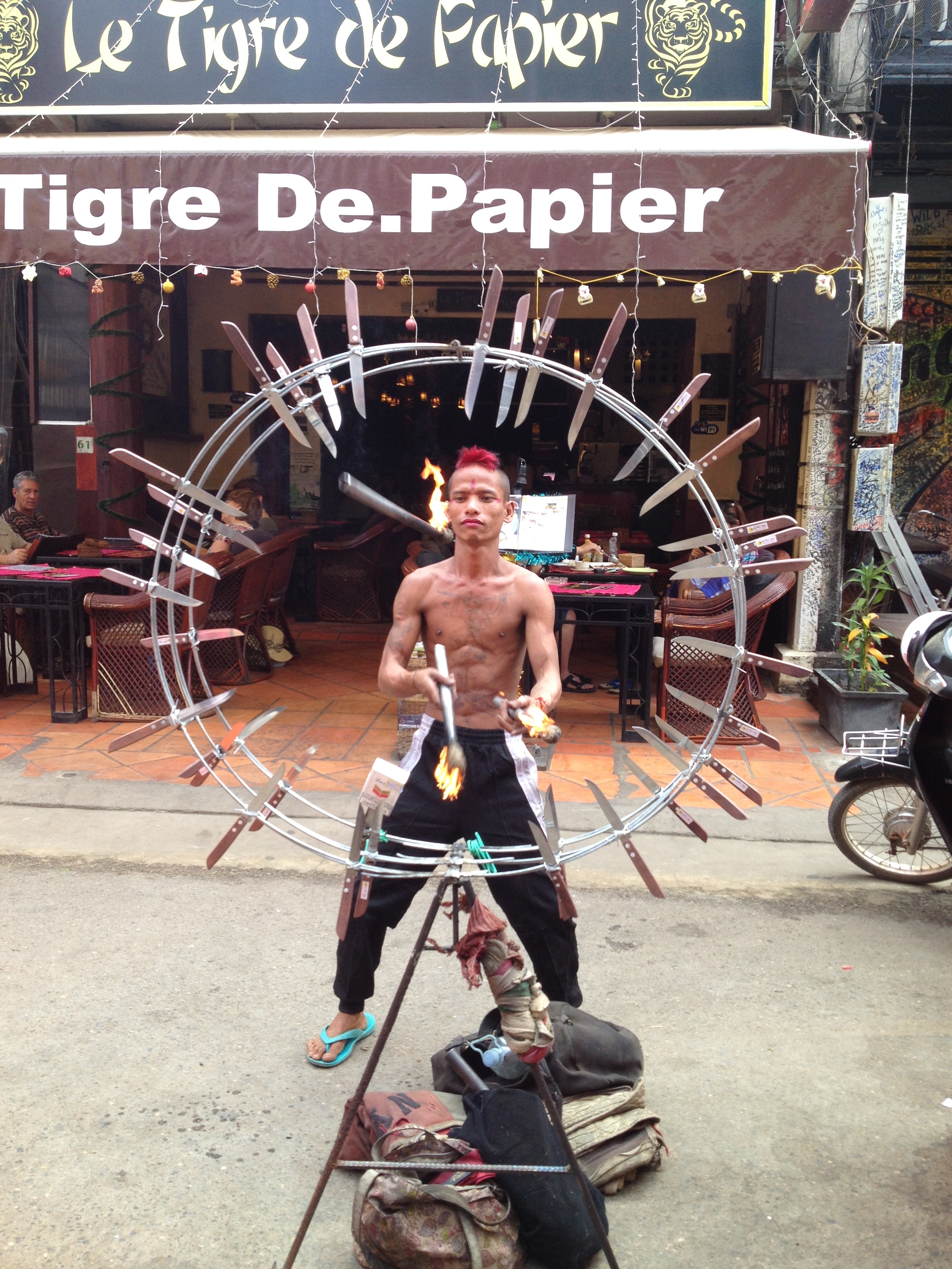Street Performer, Siem Reap